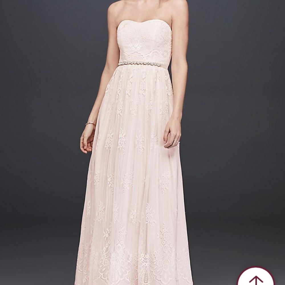 Blush lace Wedding Dress